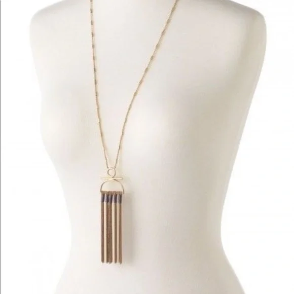 Stella & Dot Genevieve Tassel Necklace - Picture 6 of 8